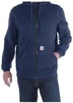 Funktions-Kapuzensweatjacke CARHARTT "Sweat", Herren, Gr. L, blau (marineblau),