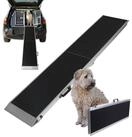 TRUTZHOLM Hunderampe Tierrampe klappbar 215 cm Traglast 180 kg Alu grau schwarz