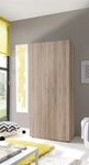 Pol-Power Kleiderschrank Dreht&uuml;renschrank BASE 2