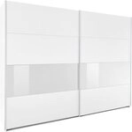 Wimex Schwebet&uuml;renschrank Bramfeld Kleiderschrank mit Glaselementen und
