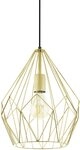 EGLO Pendelleuchte CARLTON, ohne Leuchtmittel, Vintage Pendellampe, 1 flammig,