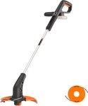 Worx Akku-Rasentrimmer WG157E.9, 25 cm Arbeitsbreite Faden, 2-in-1 Ger&auml;t,