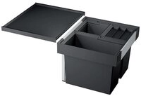 Blanco M&uuml;lltrennsystem Flexon II 50/3, Kunststoff, Stahlblech, 500 mm Untermass