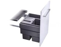 Hailo Einbaum&uuml;lleimer Hailo Abfallsammler 3608631 CS Slide Cargo Synchro 54 Liter, 3
