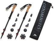 Steinwood Wanderst&ouml;cke Trekkingst&ouml;cke Damen & Herren - Wanderstock Carbon