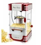 Emerio Popcornmaschine POM-120650 Popcorn-Maker im Retro-Design rot