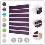 Doppelrollo Duo Rollo Klemmfix, LICHTBLICK ORIGINAL, Lichtschutz, ohne Bohren,