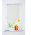 Seitenzugrollo, Liedeco, blickdicht, ohne Bohren, Klemmfix beige 75 cm x 150 cm