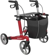 Rehasense Rollator Rehasense Athlon SL Carbon Rollator, Gr. M TPE R&auml;der Racing Red,