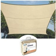 PEREL Sonnensegel Perel Sonnensegel, wasserabweisend, 4 x 3 m, 160 g/m&sup2;, Polyester,