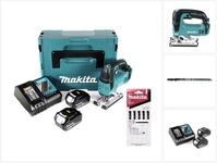 Makita Akku-Stichs&auml;ge DJV 182 RTJ Akku Pendelhubstichs&auml;ge 18V Brushless + 2x Akku