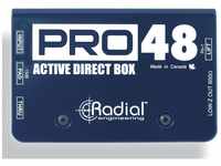Radial Audio-Wandler, (Pro 48 aktive DI-Box), Pro 48 - DI Box