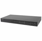 Intellinet 24-Port Gigabit Ethernet PoE+ Web-Managed Switch with 2 SFP Ports, 24