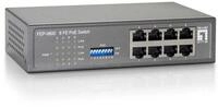 Levelone FEP-0800 - Switch - unmanaged - 8 x 10/100 (PoE) Netzwerk-Switch