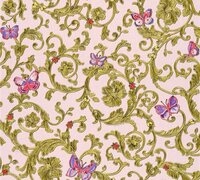 Versace Vliestapete Versace wallpaper Versace 3, Design Tapete, rosa, gr&uuml;n 343254