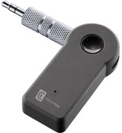 Cellularline BTMUSICRECEIVERK - Bluetooth-Empf&auml;nger - schwarz Smartphone-Adapter