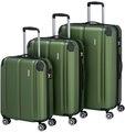 travelite Koffer 73040-80, Travelite CITY 4w Trolley Set L/M/S Gr&uuml;n
