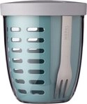 Mepal Lunchbox Fruitpot Ellipse Nordic Green 600 ml f&uuml;r Obst und Gem&uuml;se unterwegs,