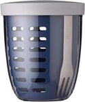 Mepal Lunchbox Fruitpot Ellipse mit 600 ml Kapazit&auml;t und Abtropfsieb, Polypropylen