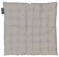 Linum Sitzkissen Sitzkissen 40x40 cm Pepper hellgrau, Sitzkissen, 40,00cm, Baumwolle,