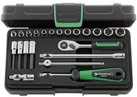 Stahlwille Steckschl&uuml;ssel (22 St), Garnitur 1/4" 22tlg. 40/44/17/5QR