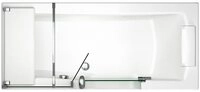 HAK Badewanne STYLE, Badewanne mit T&uuml;r, 170x75 cm