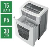 LEITZ Aktenvernichter Office Pro P5, Mikroschnitt 2x15 mm, bis 15 Blatt, 30...
