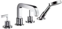 hansgrohe Wannenarmatur Axor Citterio 4-Loch Wannenrandarmatur Hebelgriff -...