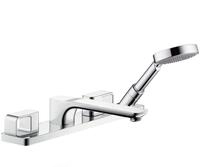 hansgrohe Wannenarmatur Axor Urquiola 4-Loch Fliesenrandarmatur - Chrom