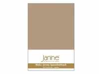 Janine Spannbetttuch Jersey 140x200-160x200cm 37 nougat
