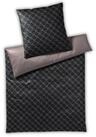 JOOP! Bettw&auml;sche Cornflower Double 4083 9 Shiny Black, Mako-Satin, 2 teilig,