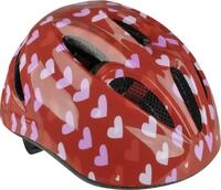 fischer Kinderfahrradhelm Fischer Fahrradhelm Kinder Herz XS/S rot mit