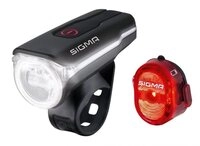 SIGMA SPORT Fahrradbeleuchtung Fahrradlampe Aura 60 Set 17750 Leuchtst&auml;rke 60 Lux