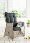 Destiny Gartensessel CASA RELAX (Set, 1-St), Aluminium, Polyrattan, inkl. Auflagen
