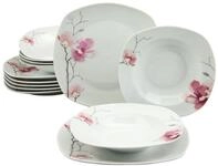 CreaTable Tafelservice Amelie Aiko, Tafel-Service 12-tlg (12-tlg), 6 Personen,