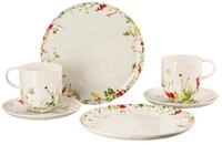 Rosenthal Geschirr-Set Brillance Fleurs Sauvages Set 6tlg mit Bechern, Bone China,