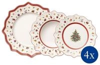 Villeroy & Boch Geschirr-Set Toy's Delight Teller-Set 12-teilig (12-tlg), 4 Personen,