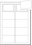Sigel Drucker- und Kopierpapier sigel Falt-Visitenkarten 3C, 90/180 x 55 mm,