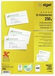 Sigel Visitenkartenh&uuml;lle SIGEL LP802 Visitenkarten - hochwei&szlig; - 250 g/m&sup2; -...