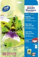 Avery Zweckform Fotopapier AVERY Zweckform Fotopapier Premium 250g/m&sup2; DIN A4 20
