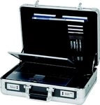ALUMAXX Aktentasche Alu-Aktenkoffer silber-carbon (4 St&uuml;ck)
