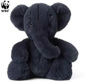 WWF Kuscheltier Cub Club - Ebu der Elefant (anthrazit, 29cm), sitzend
