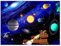 Ravensburger Puzzle RAVENSBURGER Sonnensystem Puzzle XXL 200 Teile, Puzzleteile