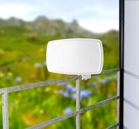 esoSAT Satelliten-Flachantenne FA-320.HD digital Twin-LNB SAT Parabolantenne