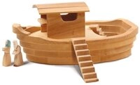 Ostheimer Spielzeug-Boot Arche Holz-Arche (ohne Figuren), (Set, 4-tlg., 1),...