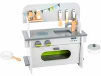 Small Foot Spielküche Kinderküche kompakt Holz, FSC®- schützt Wald -...