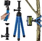 Hama Flex Flexibles Mini-Stativ 26cm Tripod Blau Kamerastativ (Beine mit