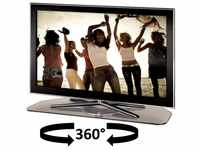 Hama TV Drehteller 360° Drehplatte Glas bis 32 Monitor-Halterung, (Ständer...