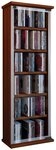 VCM Standregal Holz CD DVD Stand Regal Schrank Classic Glast&uuml;r, 1-tlg.