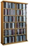 VCM Standregal CD DVD Regal Roma H. 92 x B. 60 x T. 18 cm
